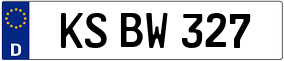 Truck License Plate